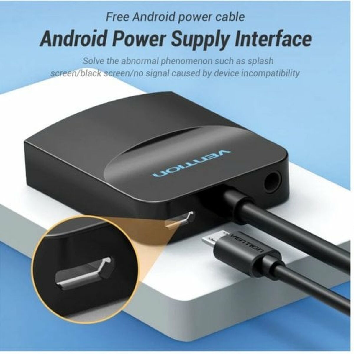 Adattatore HDMI con VGA Vention 42154 Nero 15 cm